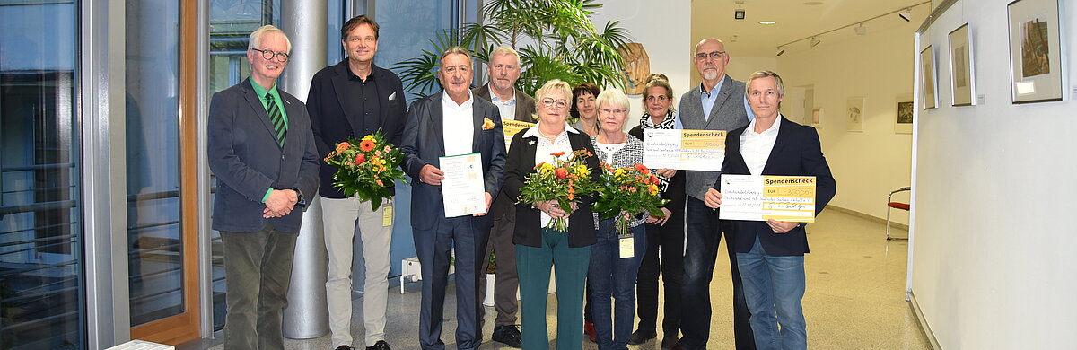 Landtagspräsident Dr. Gunnar Schellenberger würdigte auch 2025 die Arbeit dreier Vereine aus dem Behinderten- und Rehabilitations-Sportverbands Sachsen-Anhalt.