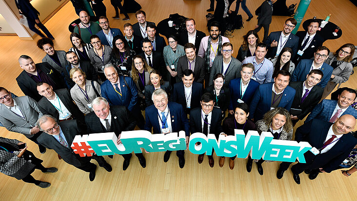 European Union/Fred Guerdin Willkommenstreffen der Young Elected Politicians in Brüssel (hier aus dem Jahr 2019). Das Programm startet demnächst in die neue Saison.