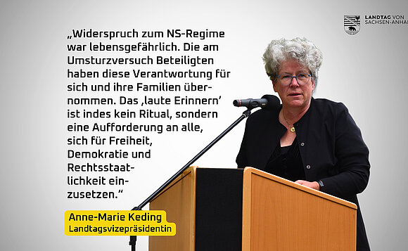 Gedenken am 20. Juli 2026.