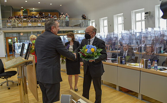 Gratulationen für Dr. Gunnar Schellenberger