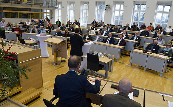 Eindrücke aus der Ehrenamtsveranstaltung im Plenarsaal des Landtags von Sachsen-Anhalt.