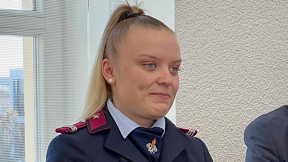 ltlsa/stb Erhielt bei der Ehrenamtsveranstaltung eine „ehrende Nennung“: Jasmin Willmer aus Tangermünde.