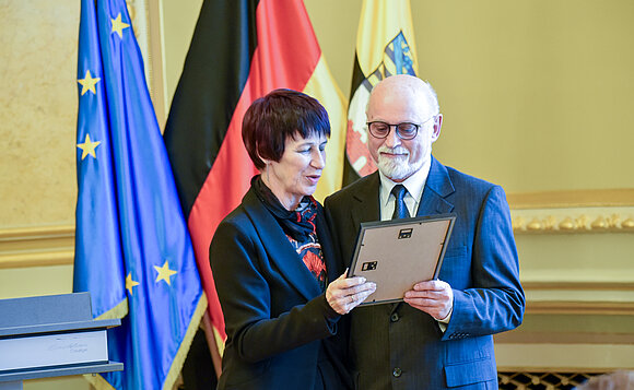 Ulrich Seidel, ehemaliger Vorsitzender der Vereinigung, wurde wegen seiner Verdienste zum Ehrenmitglied ernannt.