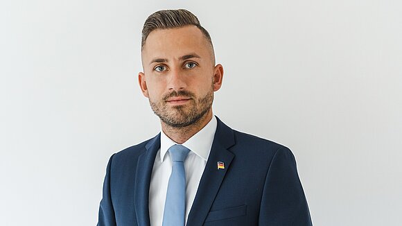 AfD-Fraktion LSA Portraitbild des Abgeordneten Ulrich Siegmund (AfD).