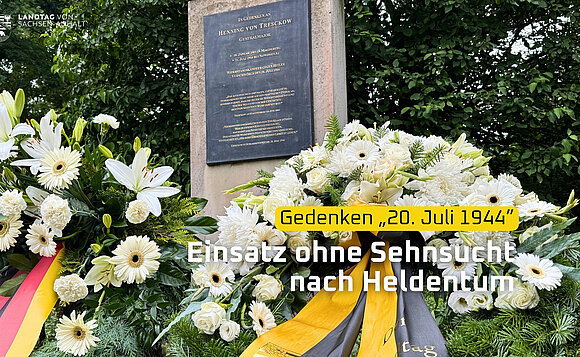 Gedenken am 20. Juli 2026 an das Attentat auf Hitler im Jahr 1944.
