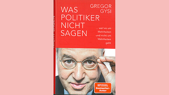 Buchcover mit Portrait von Gysi