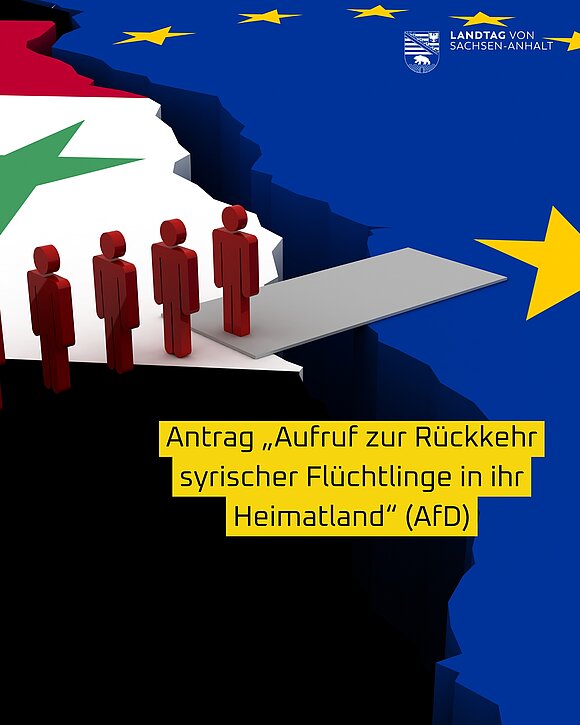 Die AfD wollte sich mit einem Aufruf an syrische Geflüchtete wenden, wieder in ihr Heimatland zurückzukehren.