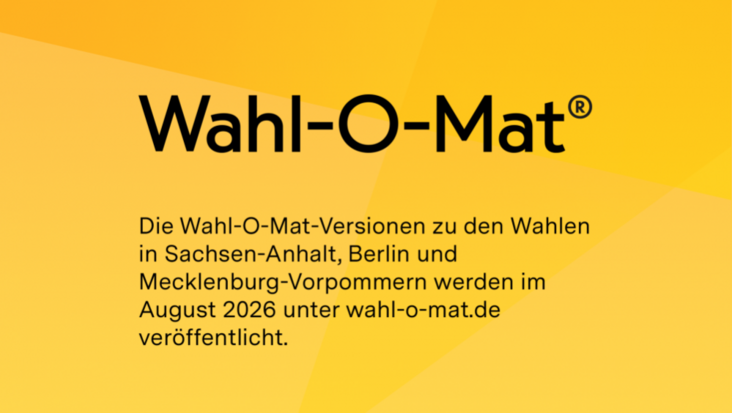 Der Wahl-O-Mat für die Landtagswahl in Sachsen-Anhalt wird im August 2026 veröffentlicht.