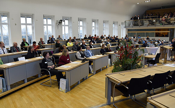 Eindrücke aus der Ehrenamtsveranstaltung im Plenarsaal des Landtags von Sachsen-Anhalt.
