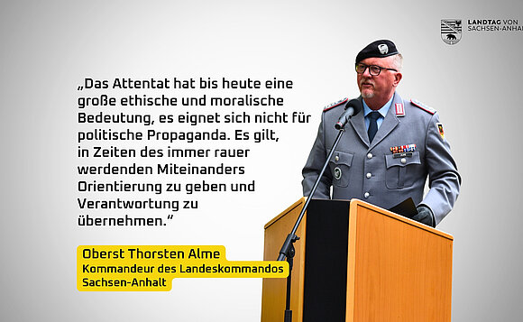 Gedenken am 20. Juli 2026.