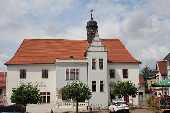 Das Rathaus von Landsberg.