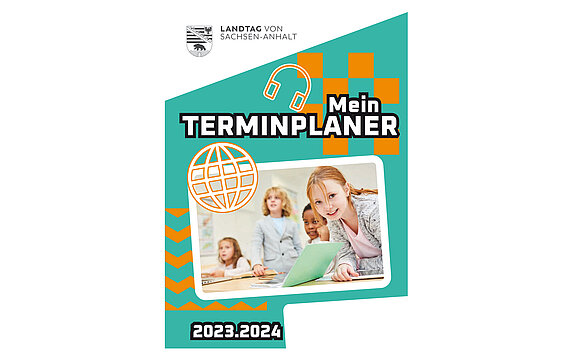 Blick auf den neuen Schülerkalender 2023/2024.