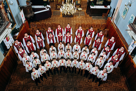 Der Knabenchor „Dudaryk“ aus Lviv in der UKRAINE.