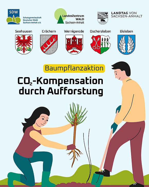 Erneute Baumpflanzaktion mit dem Landtag im November 2025.