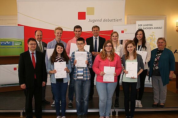 Landesfinale Jugend debattiert 2014