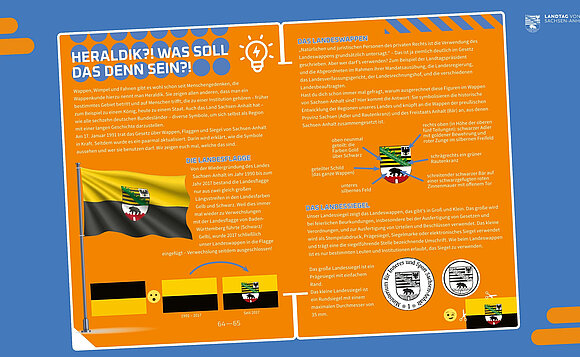 Informationsseiten im Schülerkalender 2025/2026 aus dem Landtag von Sachsen-Anhalt.