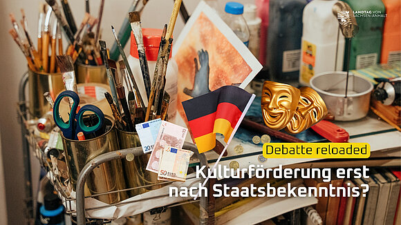 In einem Antrag fordert die AfD-Fraktion, die staatliche Förderung von Kunst und Kultur an ein „Bekenntnis zu Staat, Demokratie und deutscher Kultur“ zu knüpfen.