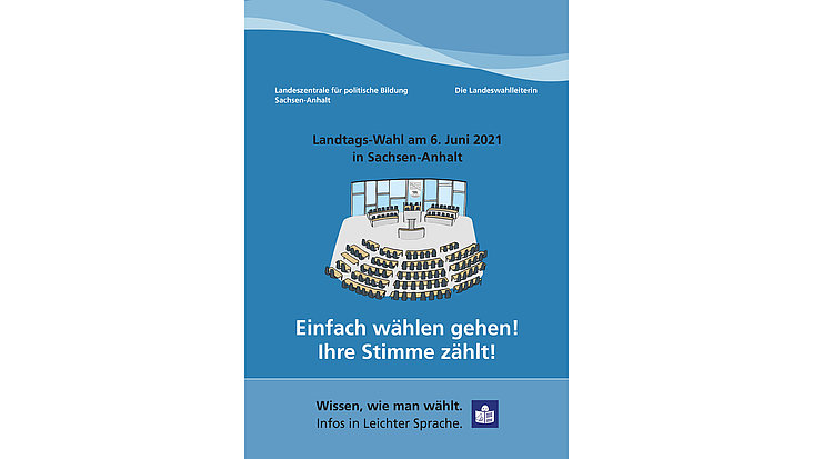 Titelbild der Wahlbroschüre Einfach wählen gehen.