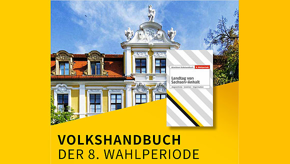 ltlsa Grafik Landtagsgebäude und Volkshandbuch