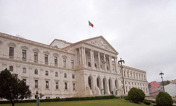 Bild vom Palácio de São Bento, der seit 1834 Sitz des portugiesischen Parlaments ist.