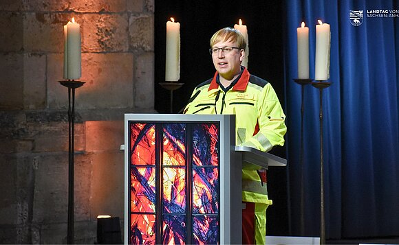 Dr. Christoph Keil schilderte als Notarzt den Abend als extreme Herausforderung: „Alle haben in dieser Nacht ihr Bestes gegeben!“